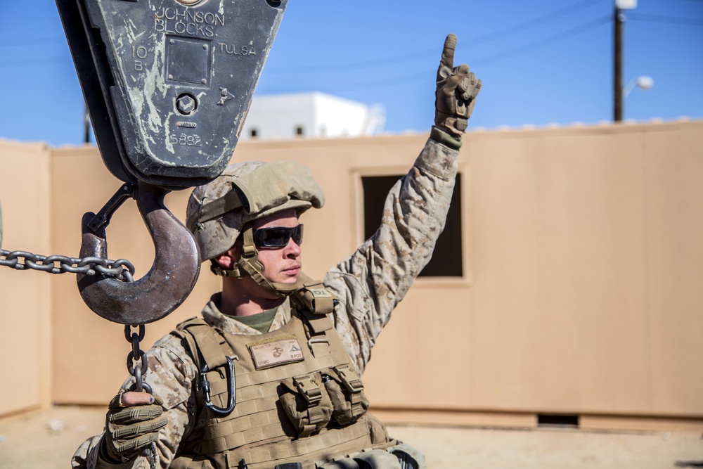 Run the City | CLB-4 Marines conduct urban effects training during ITX 1-19