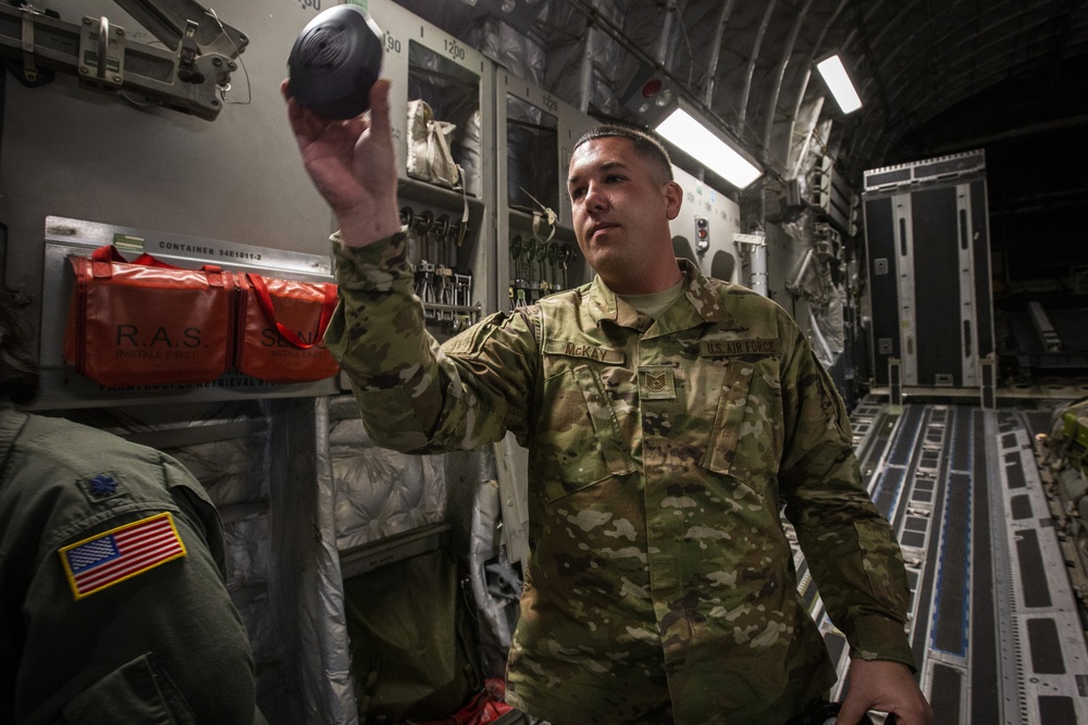 Airborne CBRN training