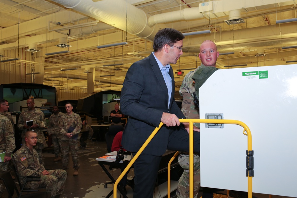 The United States Secretary of the Army Mark T. Esper visit