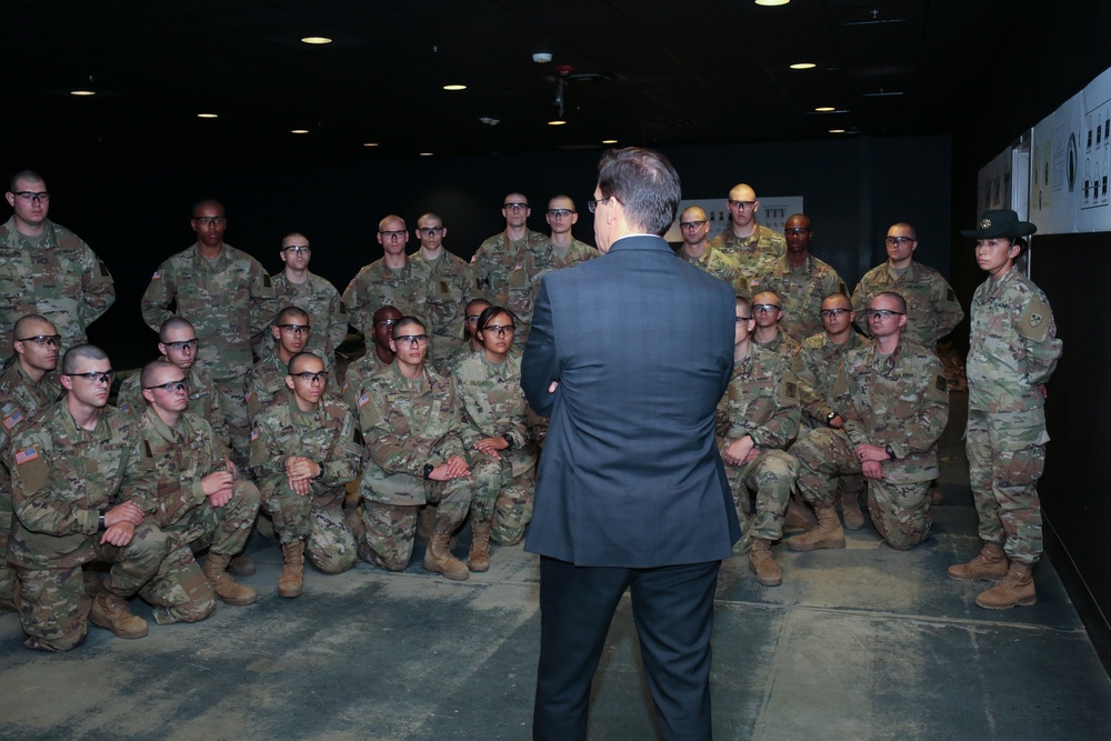 The United States Secretary of the Army, Mark T. Esper visit