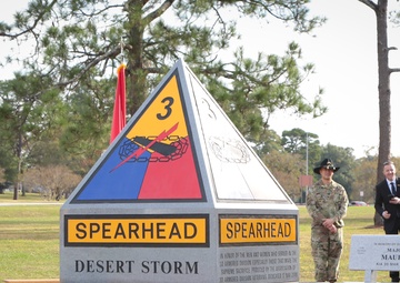 3rd Armored Division association holds monument unveiling at Patton Park