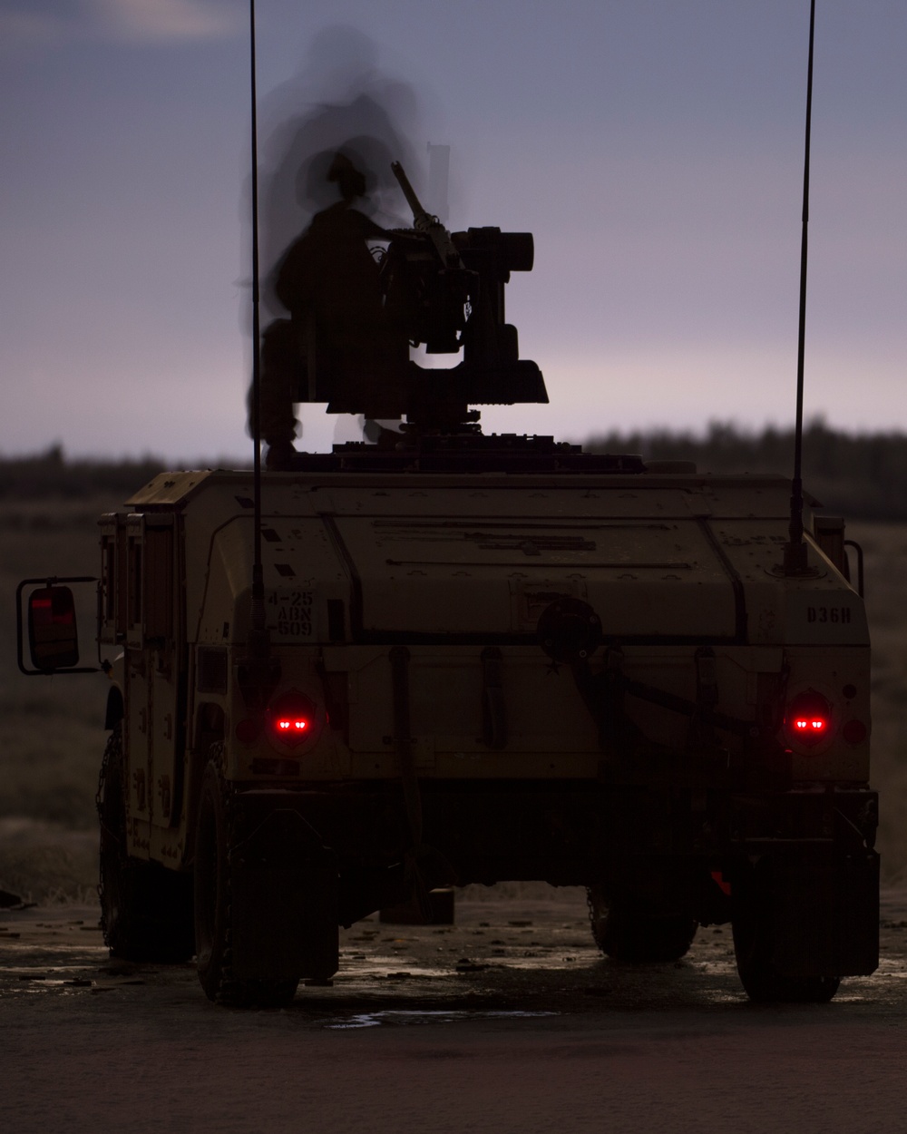 '3 Geronimo' paratroopers hone their skills in mounted night live-fire at JBER