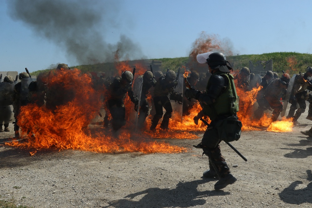 3-61 CAV conducts fire phobia training in Kosovo