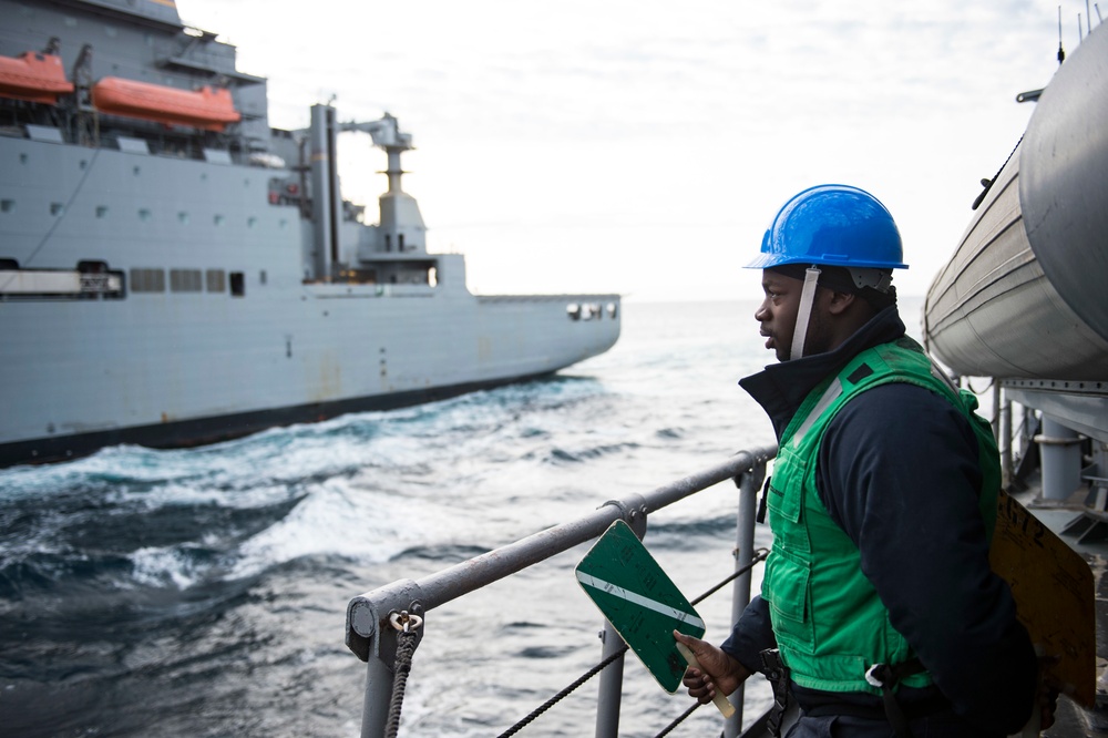 Vella Gulf Replenishment at Sea