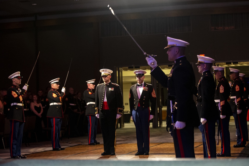 CLB-3 Marine Corps Birthday Ball Ceremony