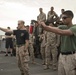 Marines get sprayed with OC on the flight deck