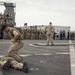 Marines get sprayed with OC on the flight deck