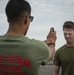 Marines get sprayed with OC on the flight deck