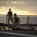 Marines get sprayed with OC on the flight deck