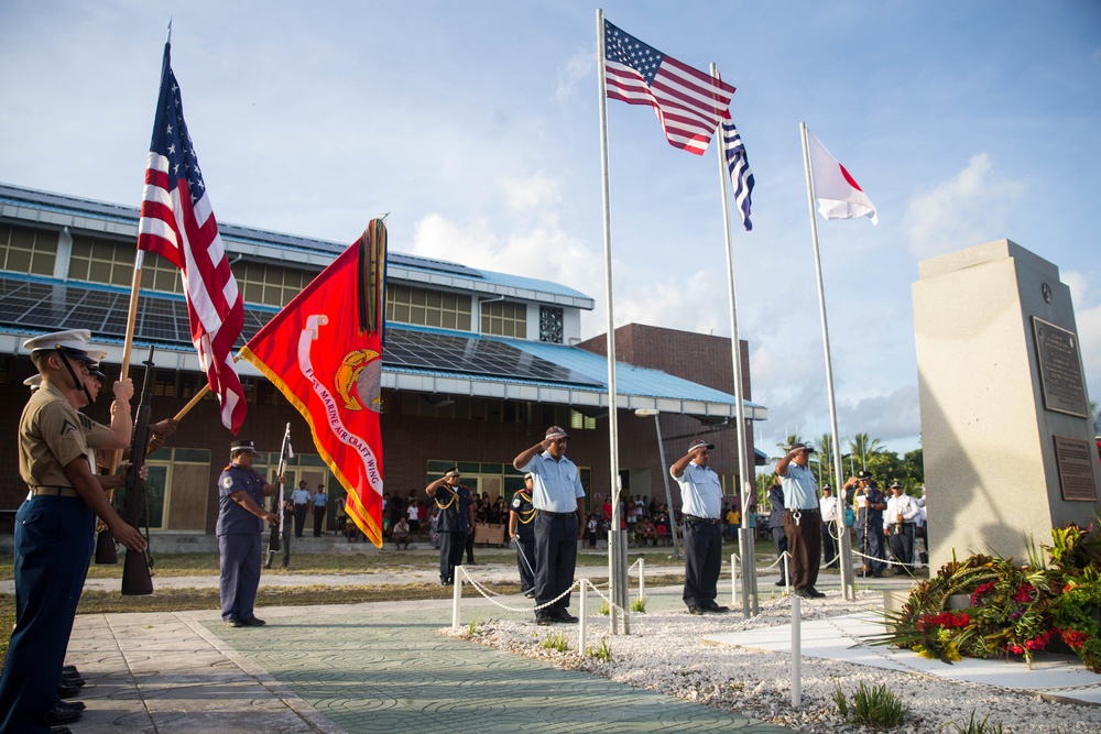 Battle of Tarawa 75th Anniversary Ceremony