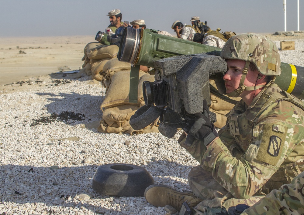 Exercise Eastern Action 2019 – 2-198 AR Conducts Javelin Training in Qatar