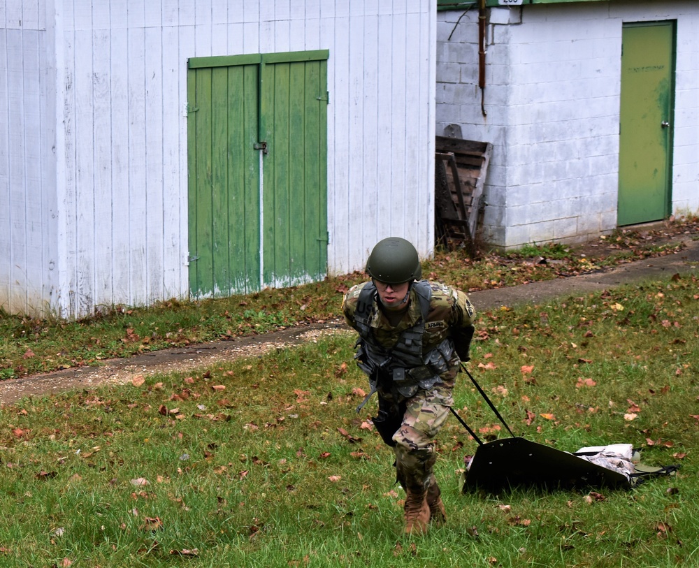 Army National Guard Soldier Competes in Rapid Fire Exercise during 58th EMIB Best Warrior Competition