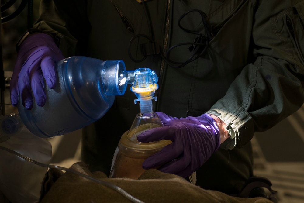 315th AES performs medical care