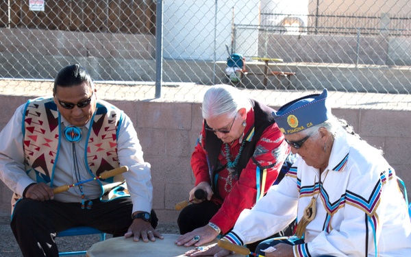 Navajo Code Talks Mural dedication