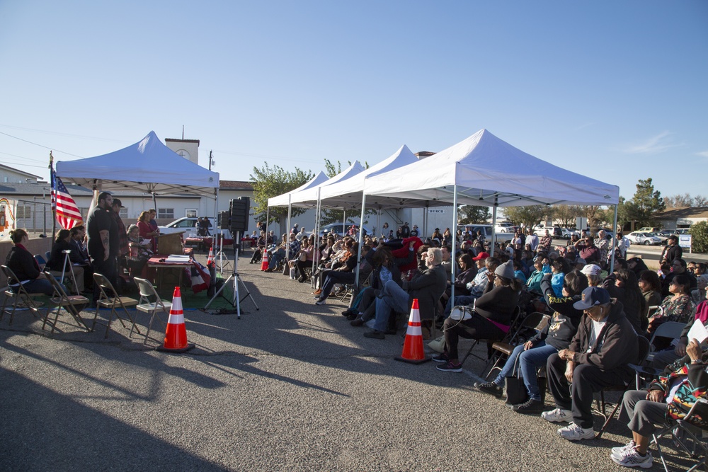 Navajo Code Talks Mural dedication