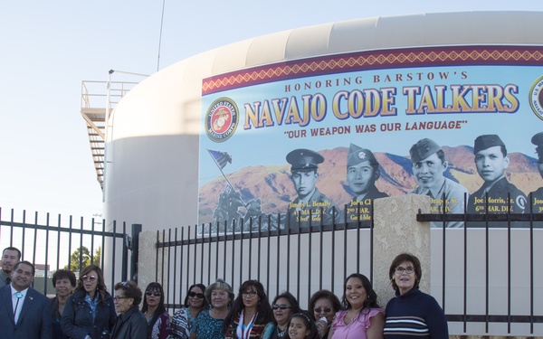 Navajo Code Talks Mural dedication