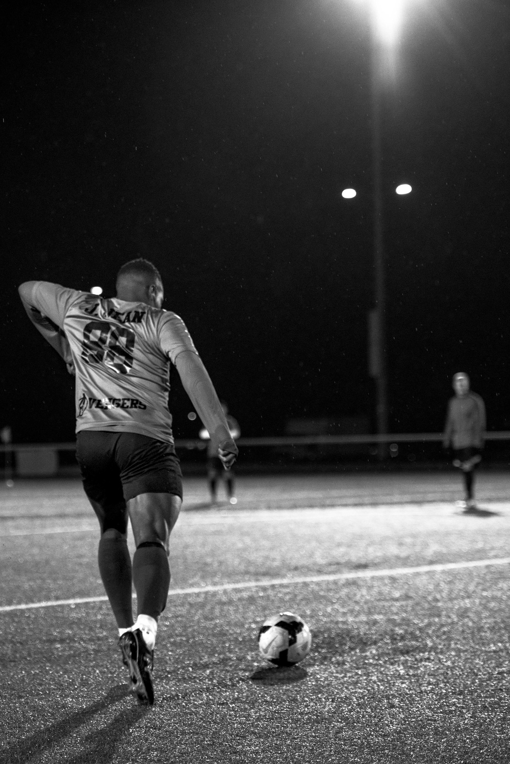 GHWB Sailors Play Soccer