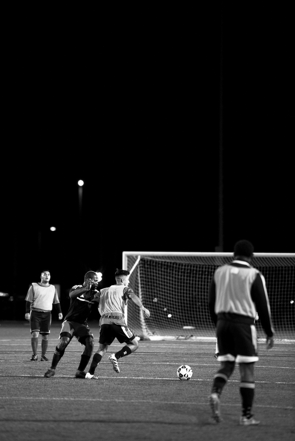 GHWB Sailors Play Soccer