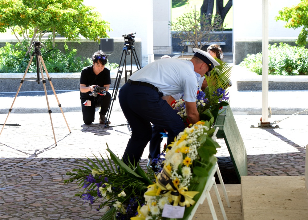 Coast Guard attends the 75th anniversary of the Battle of Tarawa