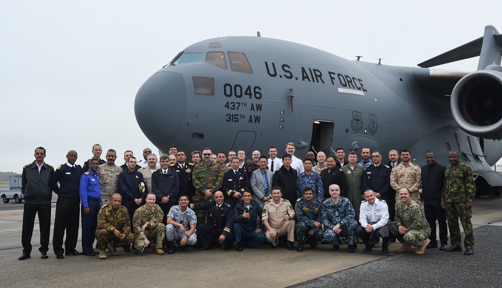 Foreign military students learn about Air Mobility