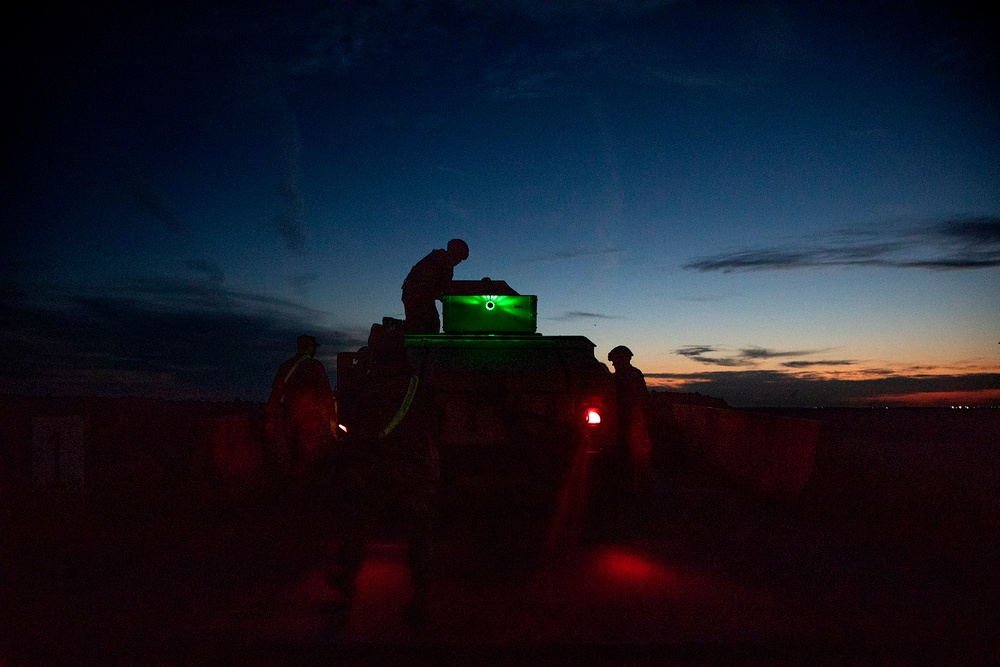 Downed Gunner Exercise during Task Force Dagger