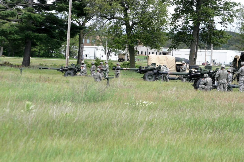 2016 training ops with 120th Field Artillery