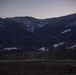 Sunset over Camp Leatherneck, Norway