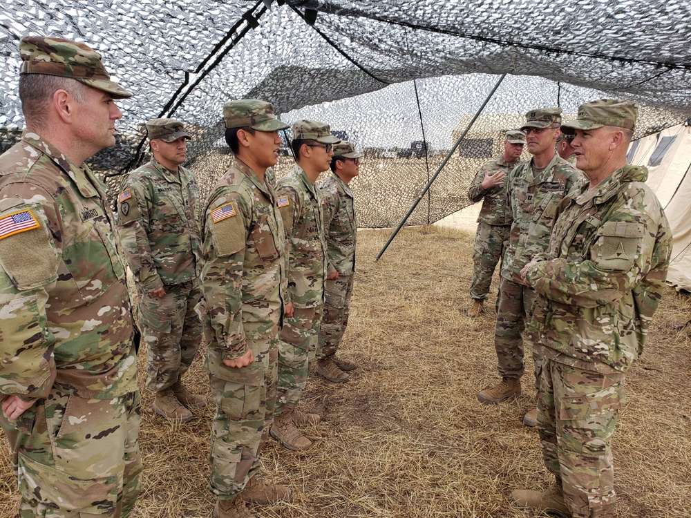 III Corps Commanding General Visits Task Force Griffin