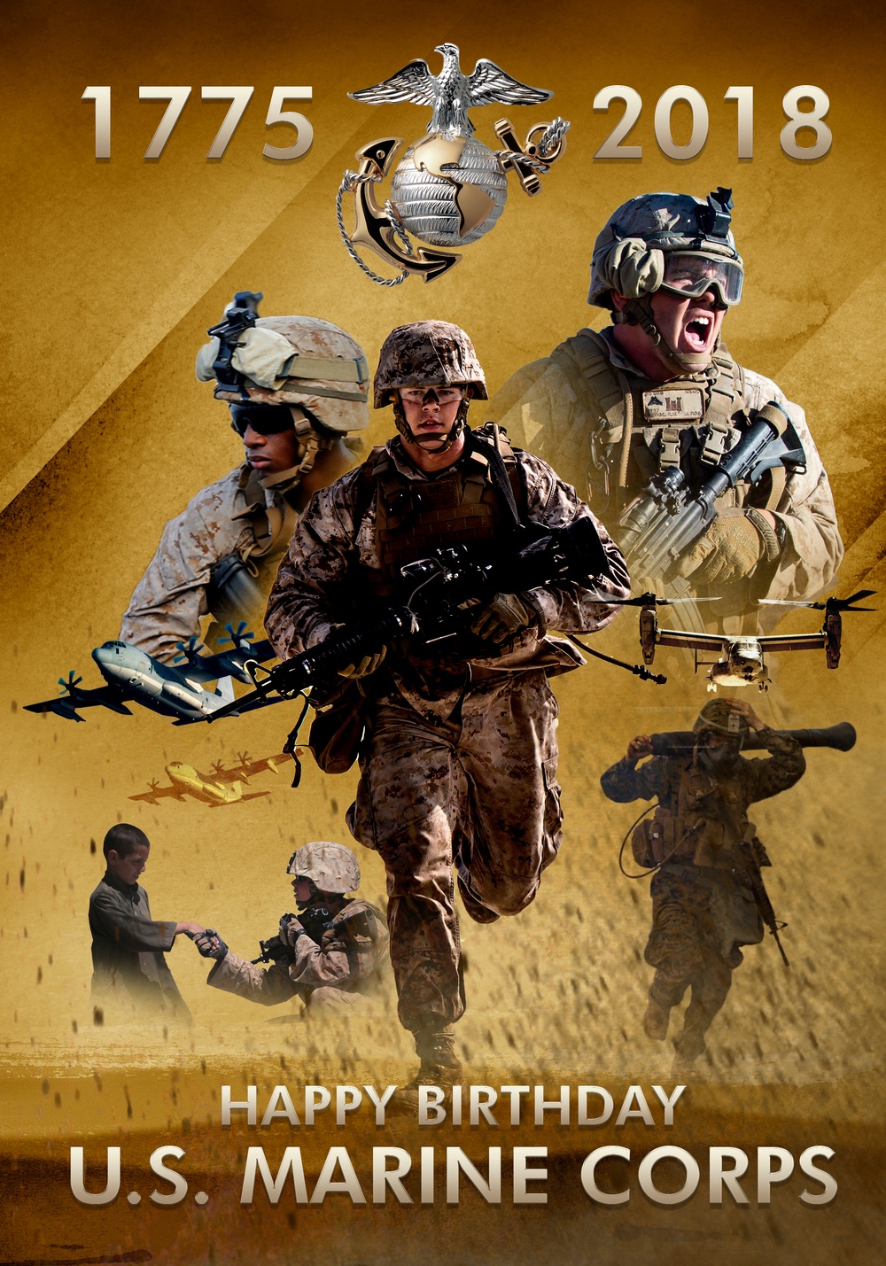 DVIDS Images Marine Corps. Birthday Social Media Graphic [Image 3 of 7]
