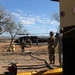 227th CSC refuel helicopters at Border