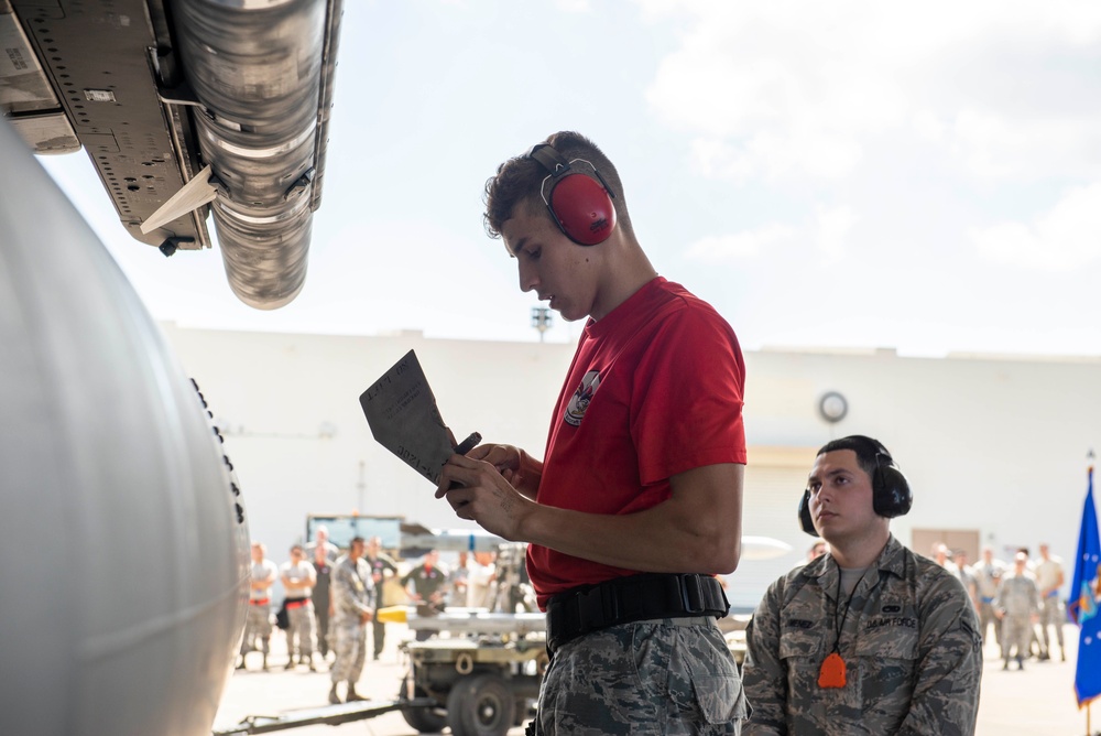 44th and 67th AMUs compete in load competition.