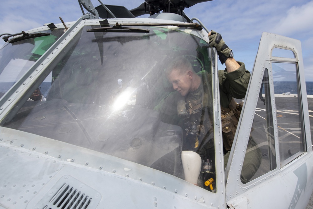 Marines and Sailors Aircraft Firefighting Training Aboard USS Somerset (LPD 25)