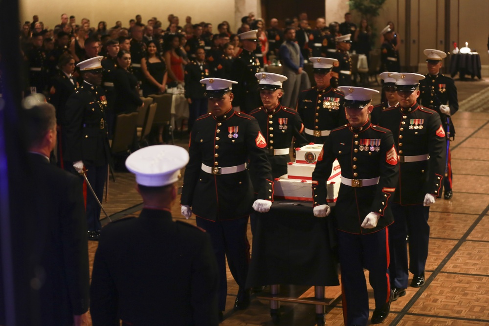 Marine Corps Base Hawaii, Marine Corps Air Station Kaneohe Bay and Headquarters Battalion Birthday Ball ceremony