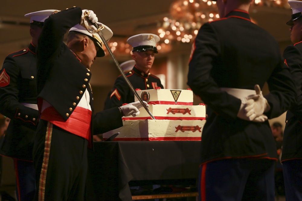 Marine Corps Base Hawaii, Marine Corps Air Station Kaneohe Bay and Headquarters Battalion Birthday Ball ceremony