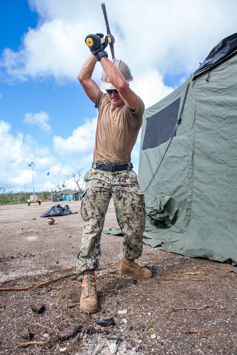 NMCB 1 Conducts Recovery Efforts in Tinian