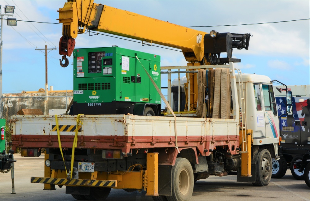 The Alpha Company 249th Engineer Battalion working jointly with Guam Power Authority and Louis Berger Group