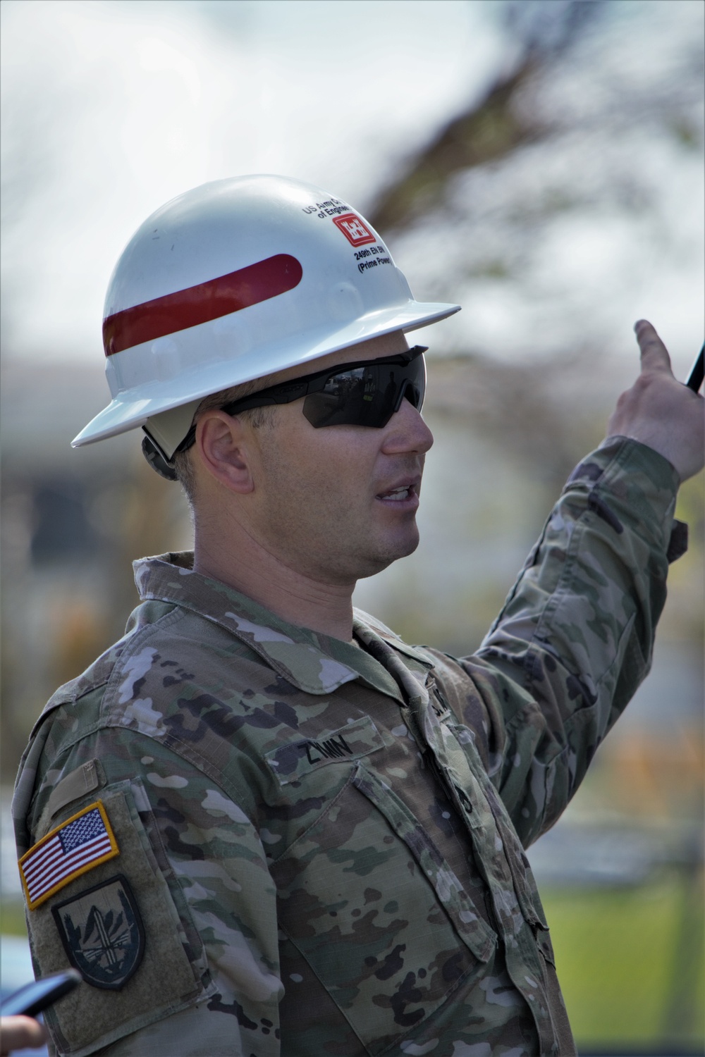 The Alpha Company 249th Engineer Battalion (Prime Power) working jointly with Guam Power Authority