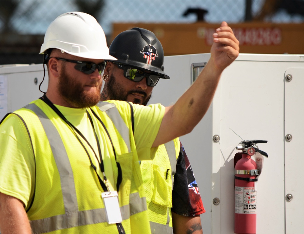 Generators Arrive in Saipan to Power Public Facilities after Super Typhoon Yutu