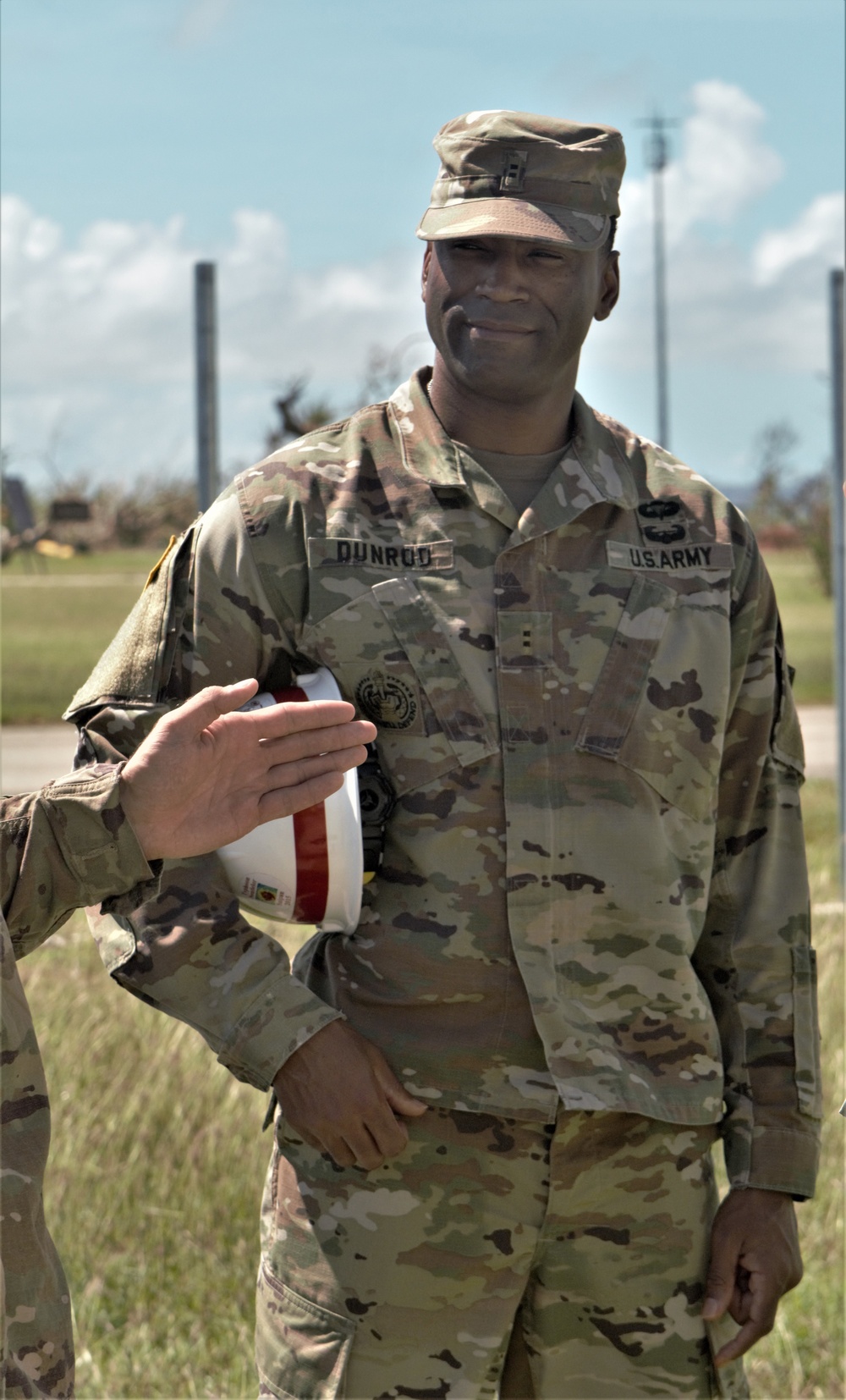 Alpha Company 249th  Engineer Battalion working jointly with Guam Power Authority