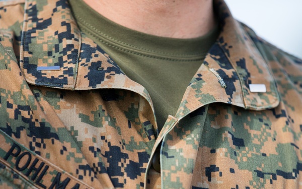 Promotion Ceremony at Original Battle of Tarawa Site