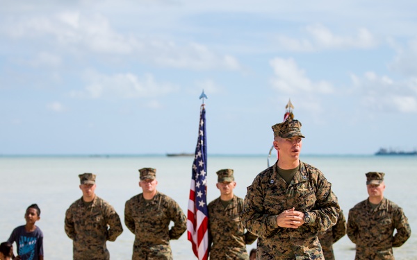 Commemoration Ceremony and Promotion at Original Battle of Tarawa Site