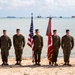 Promotion Ceremony at Original Battle of Tarawa Site