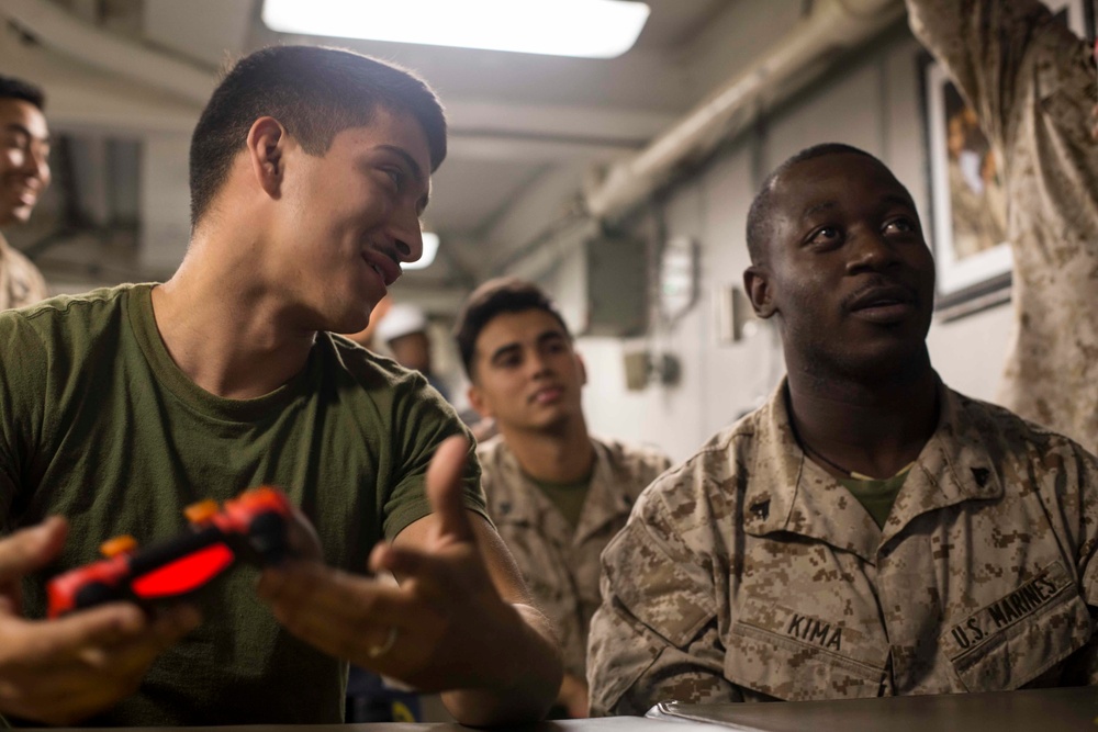 Marines and Sailors face off in the Fifa World Cup Finals