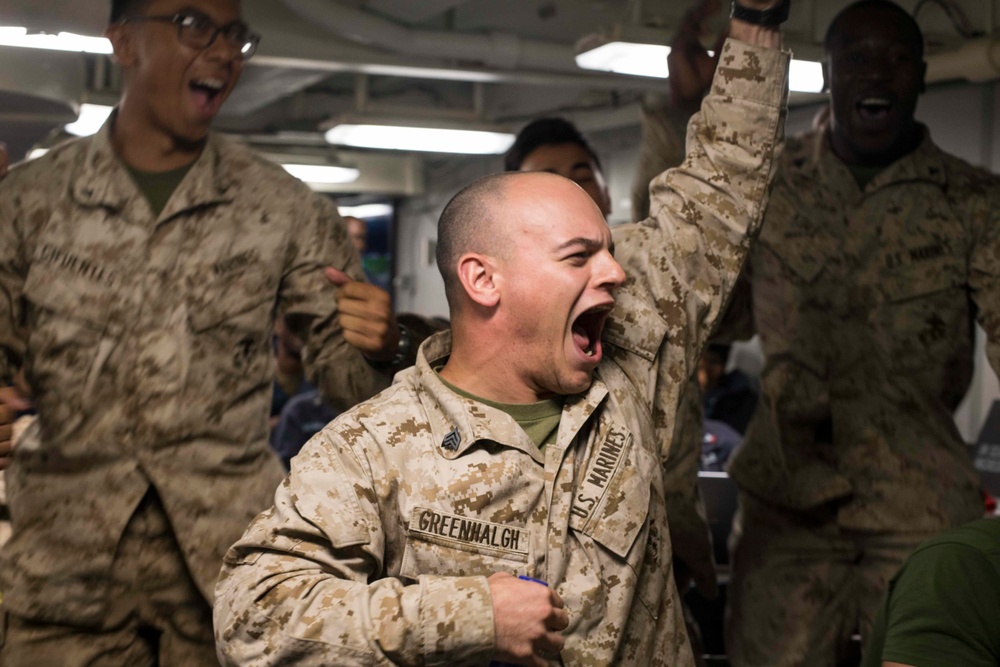 Marines and Sailors face off in the Fifa World Cup Finals