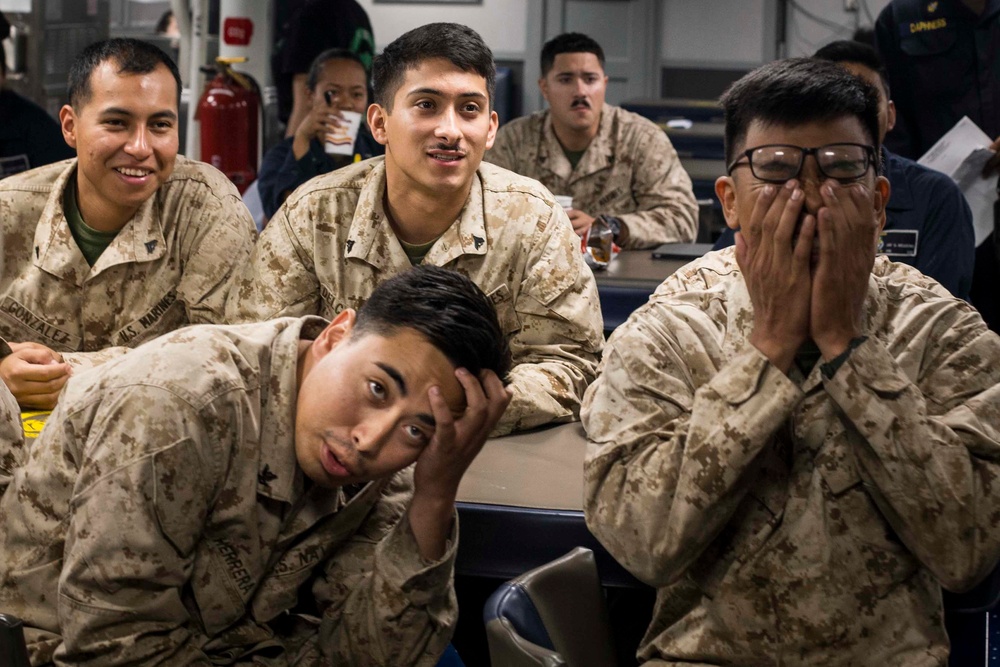 Marines and Sailors face off in the Fifa World Cup Finals