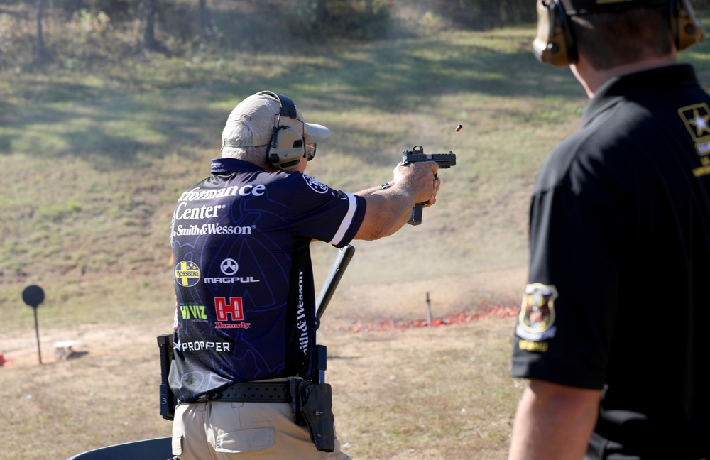 All-time shooting legend Jerry Miculek competes at Fort Benning