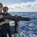 Commanding Officer Fires M240B Machine Gun