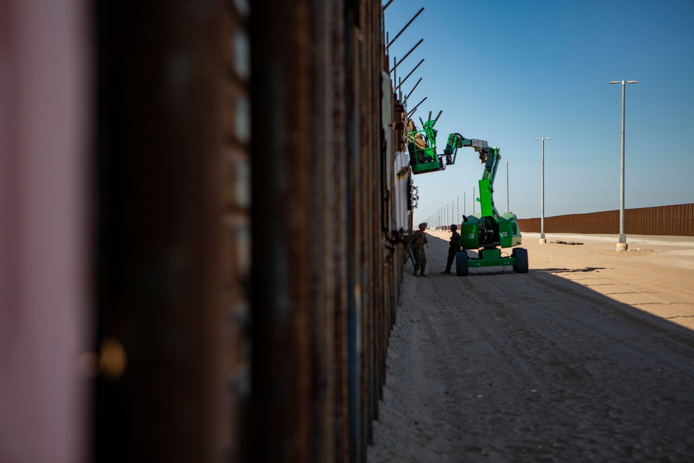 U.S. Marines assist CBP with Border Support