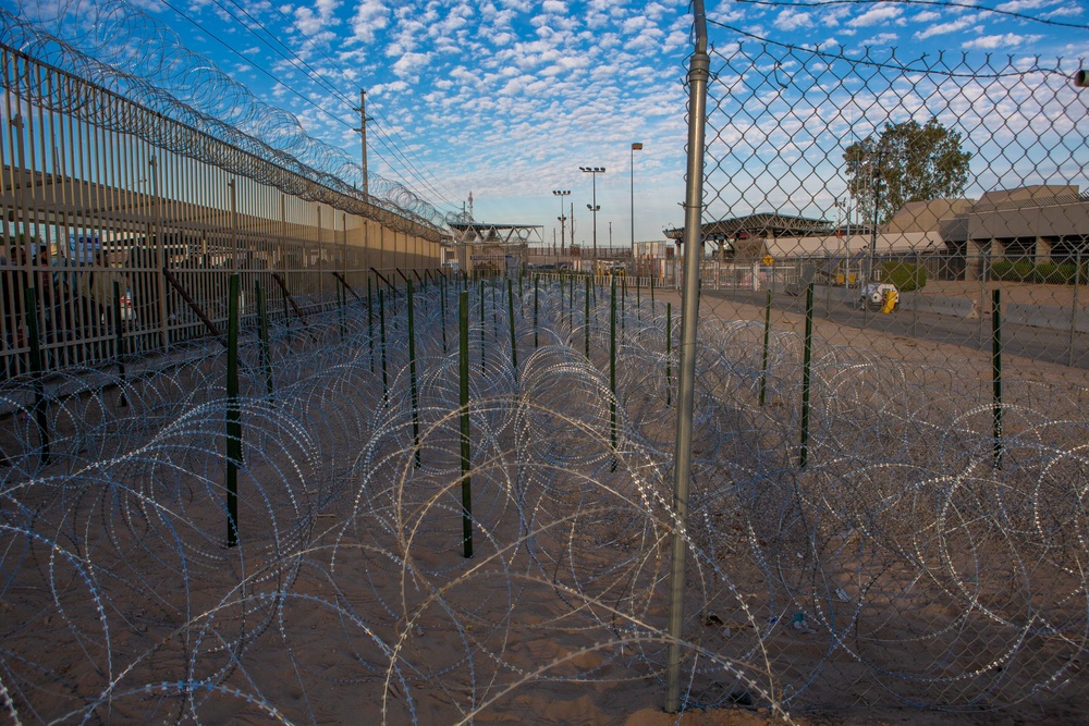 U.S. Marines assist CBP with Border Support