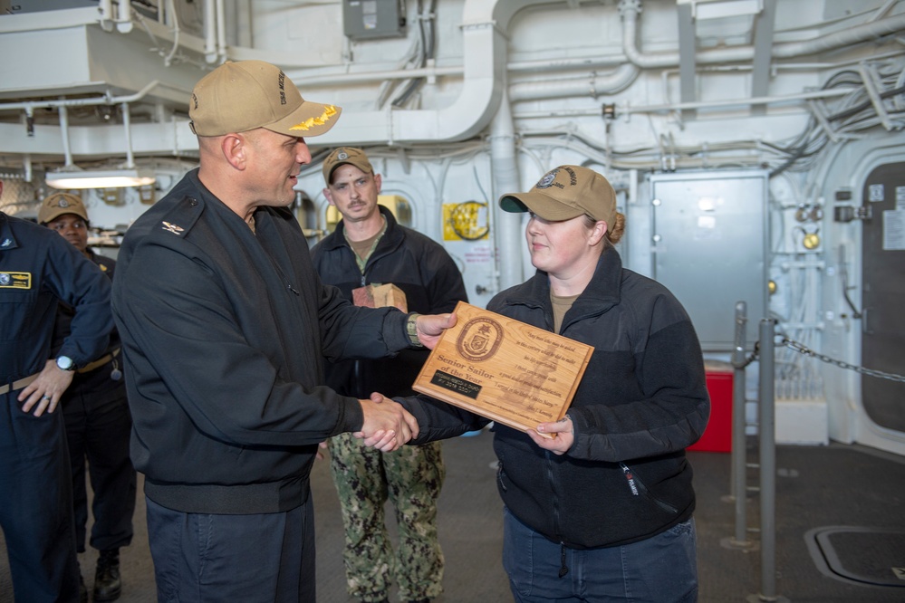 CO Names Senior Sailor of the Year
